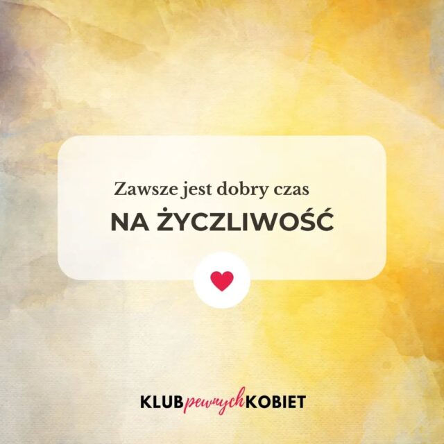 Uprzejmość i życzliwość - czasem mam wrażenie, że wychodzą z mody. Zbyt dyskretne, niekrzykliwe, solidne.
Jednocześnie każdego dnia staram się je pielęgnować, a nawet nimi dzielić - jeszcze mi to nie zaszkodziło, a wiele razy poprawiło humor 💛 Miło jest być miłym 😄✌️🍀